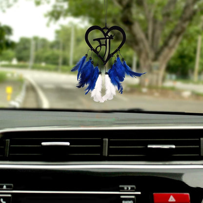 Car Rear View Mirror Decor Ornament - Love Dream Catcher